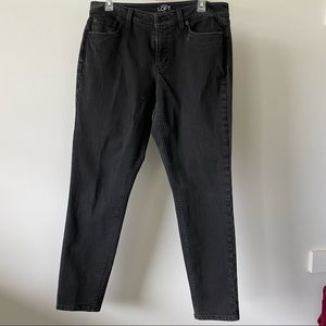2 for $20: Loft Curvy Skinny Black Jeans Size 12